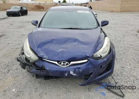 2014 Hyundai Elantra Se from USA, damaged, VIN 5NPDH4AE7EH507323